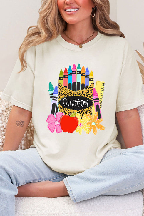 Personalized Teaching In Full Color Comfort Colors Adult Ring-Spun Cotton Tee *Enter Your Name