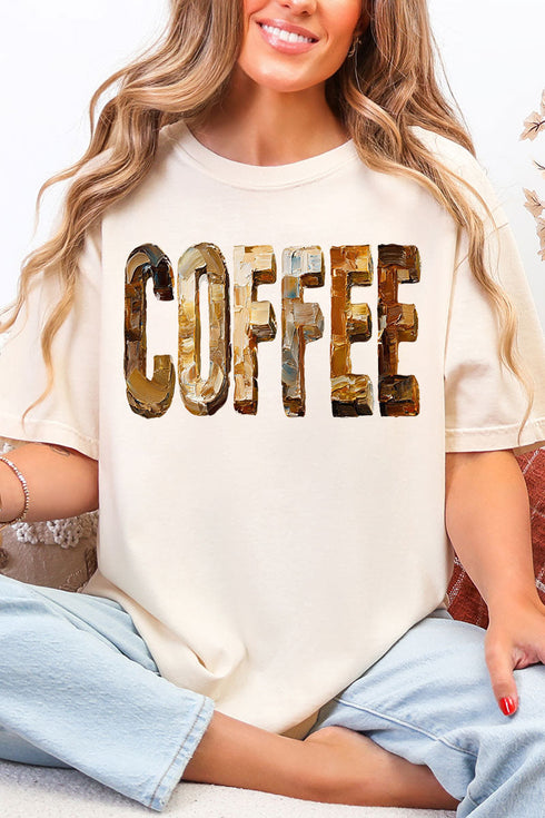 The Painted Coffee Comfort Colors Adult Ring-Spun Cotton Tee