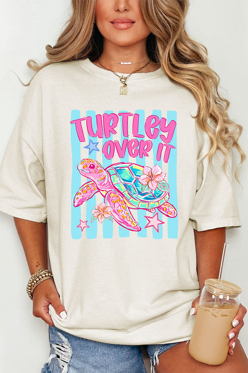 Turtley Over It Comfort Colors Adult Ring-Spun Cotton Tee