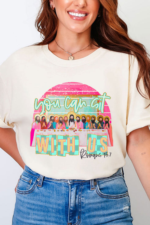 You Can Sit With Us Comfort Colors Adult Ring-Spun Cotton Tee