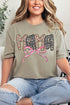 Bubble Mama Ribbon Comfort Colors Adult Ring-Spun Cotton Tee