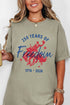 Cowboy 250 Years Of Freedom Comfort Colors Adult Ring-Spun Cotton Tee