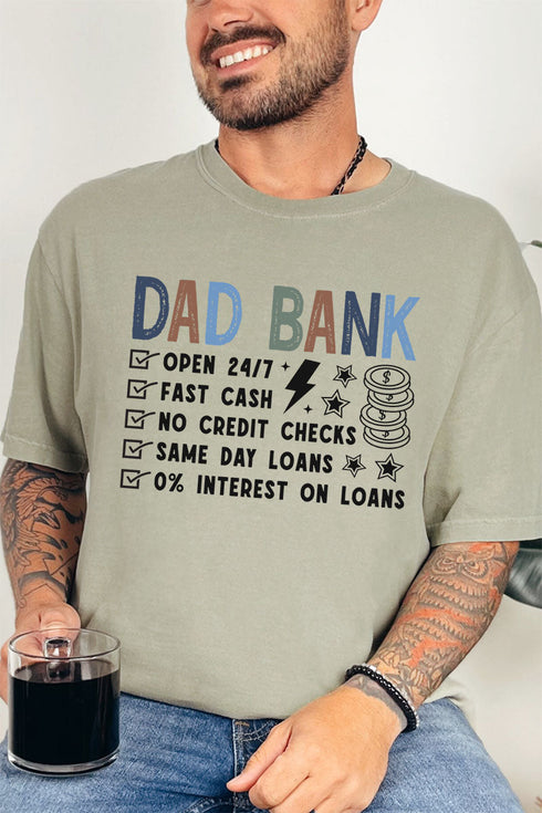 Dad Bank Comfort Colors Adult Ring-Spun Cotton Tee