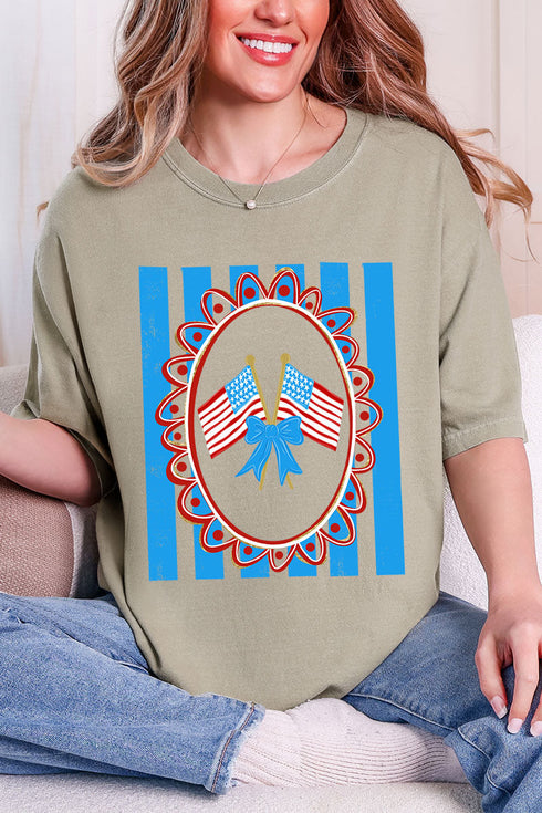 Freedom Flags Forever Comfort Colors Adult Ring-Spun Cotton Tee