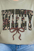 Hunting Wifey Ribbon Comfort Colors Adult Ring-Spun Cotton Tee
