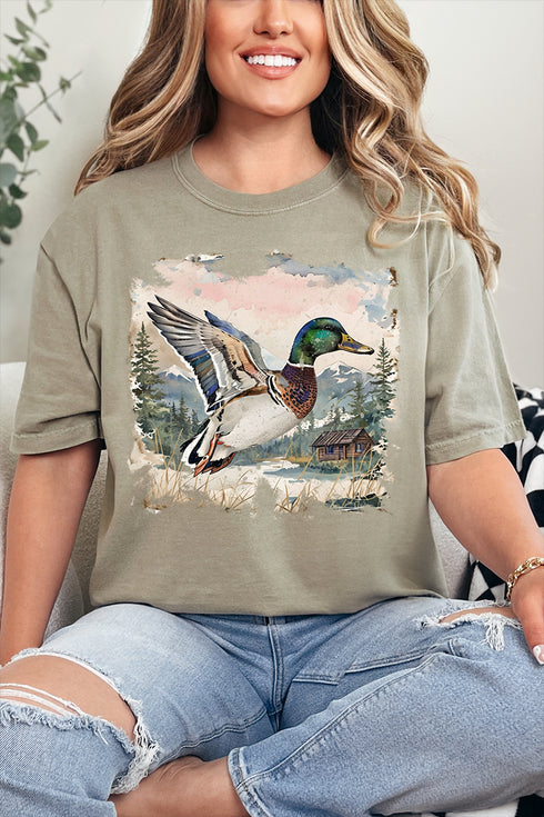 Mallard Mountains Comfort Colors Adult Ring-Spun Cotton Tee