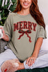 Merry In Plaid Comfort Colors Adult Ring-Spun Cotton Tee