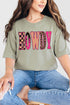 Pink Heat Howdy Comfort Colors Adult Ring-Spun Cotton Tee