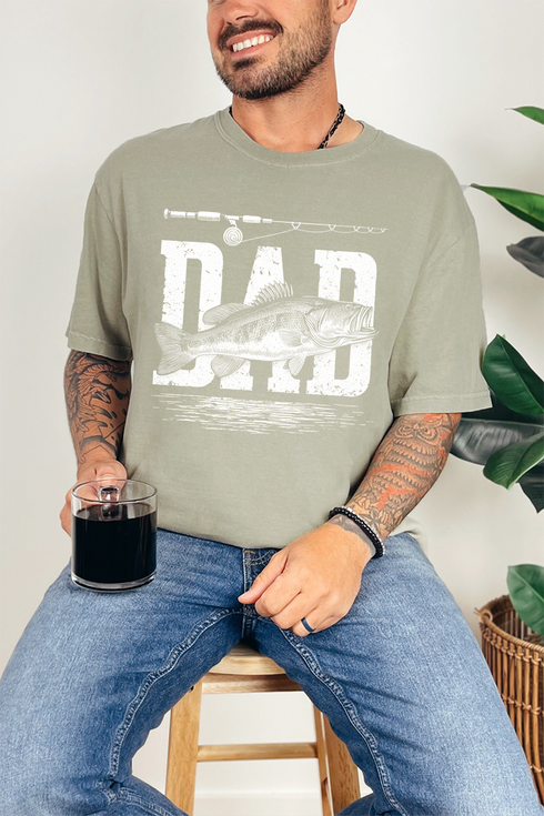 Reel Great Dad Comfort Colors Adult Ring-Spun Cotton Tee
