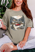 Snowfall On Main Street Comfort Colors Adult Ring-Spun Cotton Tee