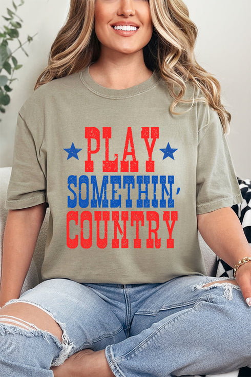 Stars & Country Comfort Colors Adult Ring-Spun Cotton Tee