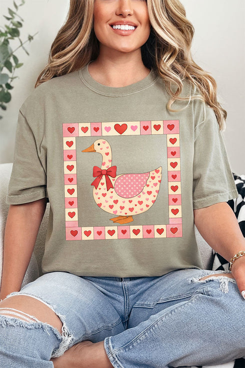 Sweetheart Goose Comfort Colors Adult Ring-Spun Cotton Tee