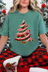 Faux Yarn Candy Cane Wishes Comfort Colors Adult Ring-Spun Cotton Tee