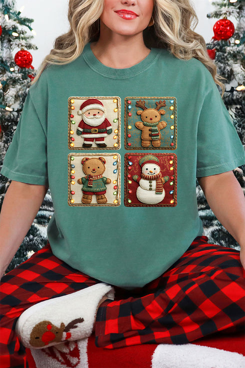 Gang's All Here Christmas Comfort Colors Adult Ring-Spun Cotton Tee