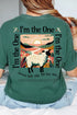I'm The One Front & Back Comfort Colors Adult Ring-Spun Cotton Tee
