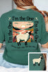 I'm The One Front & Back Comfort Colors Adult Ring-Spun Cotton Tee