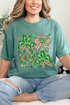 Lucky Luxe Bows Comfort Colors Adult Ring-Spun Cotton Tee