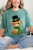 Shamrock & Moo Faux Yarn Comfort Colors Adult Ring-Spun Cotton Tee