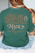 Wonderfully Made Front & Back Comfort Colors Adult Ring-Spun Cotton Tee