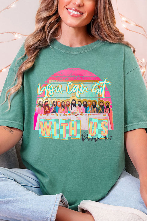 You Can Sit With Us Comfort Colors Adult Ring-Spun Cotton Tee