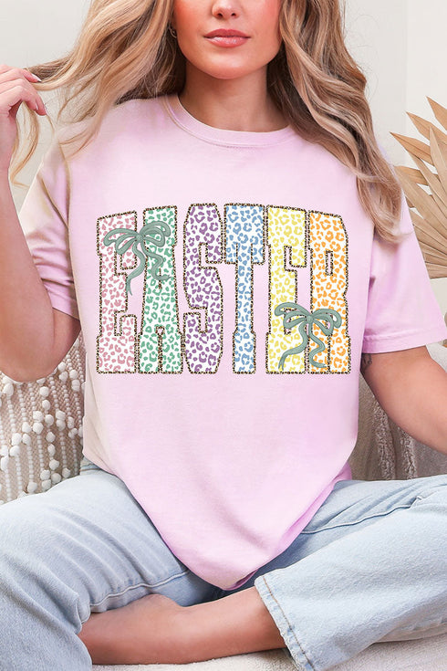Pastel Easter Coquette Comfort Colors Adult Ring-Spun Cotton Tee