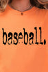 Distressed Baseball. Comfort Colors Adult Ring-Spun Cotton Tee
