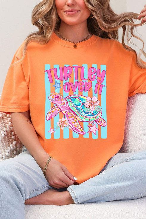 Turtley Over It Comfort Colors Adult Ring-Spun Cotton Tee