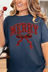 Merry In Plaid Comfort Colors Adult Ring-Spun Cotton Tee