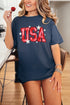 Painted Patriotism Comfort Colors Adult Ring-Spun Cotton Tee