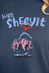 Well Sheeyit Cowboy Comfort Colors Adult Ring-Spun Cotton Tee