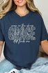 White Grace In Bloom Comfort Colors Adult Ring-Spun Cotton Tee