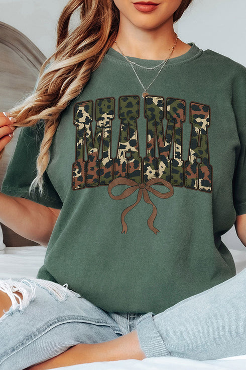 Hunting Mama Ribbon Comfort Colors Adult Ring-Spun Cotton Tee