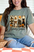 Spooky Season Brushstrokes Comfort Colors Adult Ring-Spun Cotton Tee
