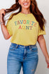 Always The Favorite Aunt Comfort Colors Adult Ring-Spun Cotton Tee