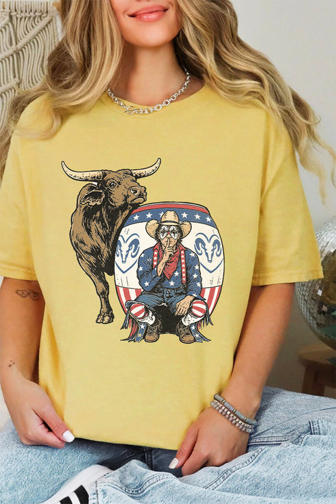 American Rodeo Clown Comfort Colors Adult Ring-Spun Cotton Tee