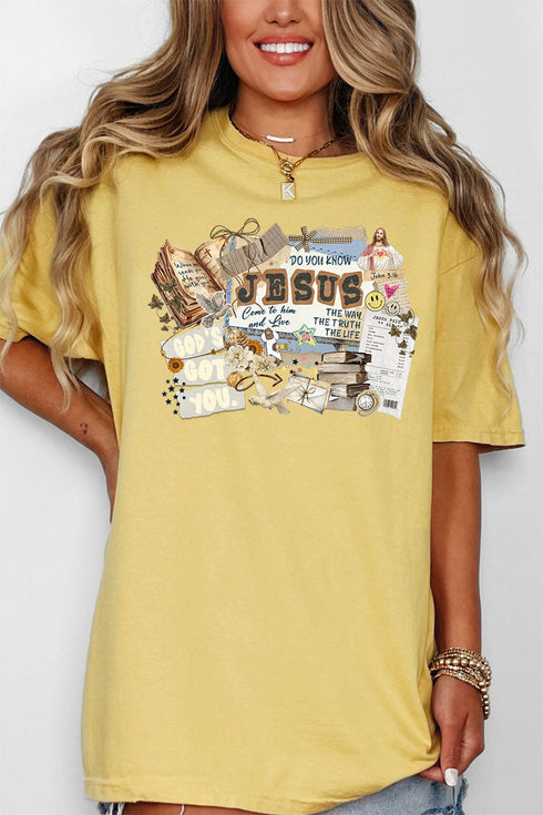 Do You Know Jesus Comfort Colors Adult Ring-Spun Cotton Tee