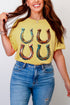 The Painted Horseshoes Comfort Colors Adult Ring-Spun Cotton Tee