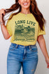Long Live American Farmers Comfort Colors Adult Ring-Spun Cotton Tee