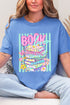 Petals & Paperback Book Lover Comfort Colors Adult Ring-Spun Cotton Tee