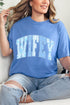 Something Blue Wifey Comfort Colors Adult Ring-Spun Cotton Tee
