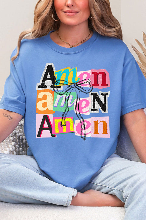 Stacked Amen Coquette Comfort Colors Adult Ring-Spun Cotton Tee