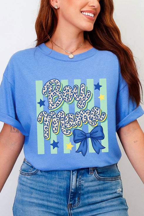 Wild Ones Boy Mama Comfort Colors Adult Ring-Spun Cotton Tee
