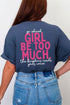 Esther Go Ahead Girl Full Front & Back Design Comfort Colors Adult Ring-Spun Cotton Tee