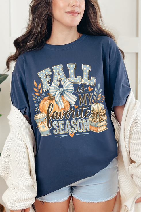 Fall Season Charm Comfort Colors Adult Ring-Spun Cotton Tee