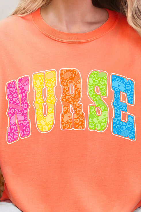 Personalized Neon Care Crew Comfort Colors Adult Ring-Spun Cotton Tee *Choose Title