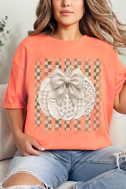 Painted Pumpkin Latte Comfort Colors Adult Ring-Spun Cotton Tee
