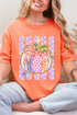 Pretty Patchwork Pumpkin Comfort Colors Adult Ring-Spun Cotton Tee