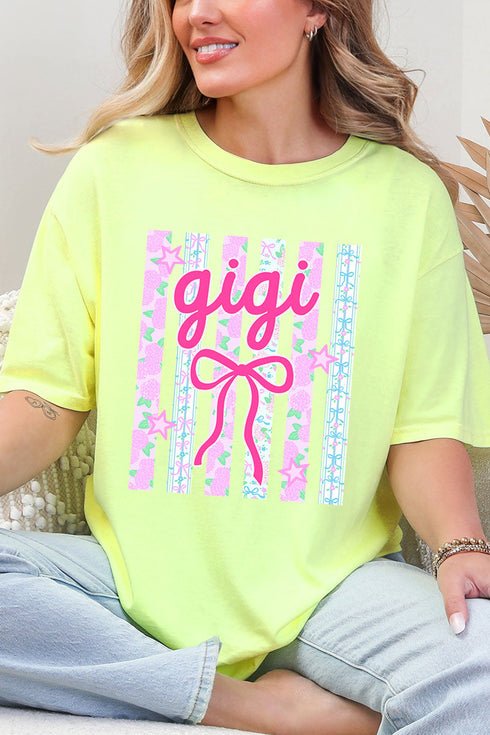 Personalized Bow-tiful Garden Comfort Colors Adult Ring-Spun Cotton Tee *Choose Your Name