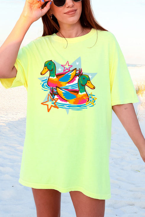 Duck, Duck, Dazzle Comfort Colors Adult Ring-Spun Cotton Tee