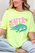 Pink Later Gator Comfort Colors Adult Ring-Spun Cotton Tee